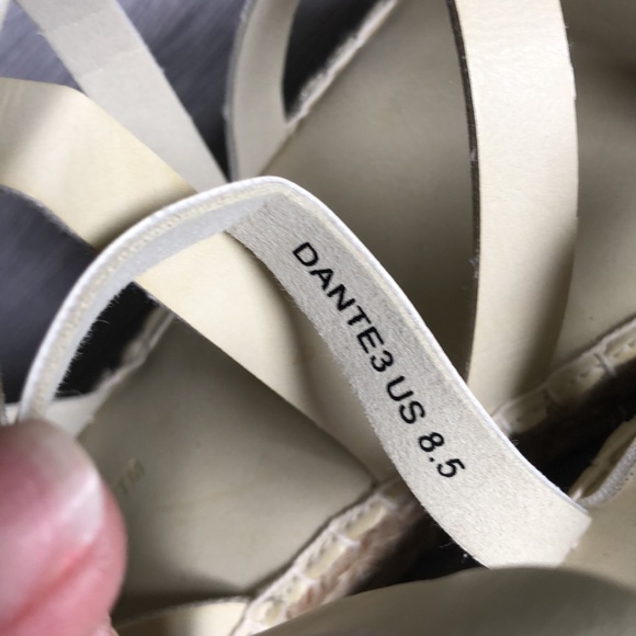 JACOBIES sandals. Bone white. Brand new. Size 8.5 US. - Picture 3 of 7